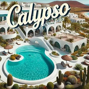 Calypso, Completo Con Vistas Al Mar Y A La Piscina En Apartamento Costa Teguise